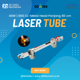 EFR Premium Metal Head Laser Tube Tabung Laser CO2 40 Watt 40W